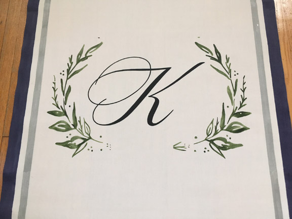 custom wedding aisle runner