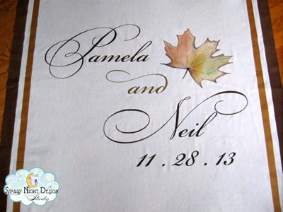 Fall aisle runner