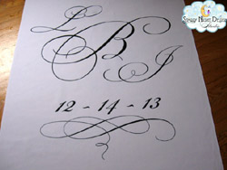 monogram aisle runners