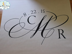 monogram aisle runner