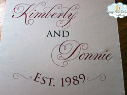 custom wedding aisle runner